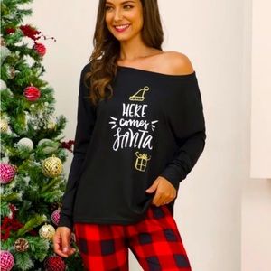Christmas Plaid Pajama Set . https://hellopink.com/?ref=angels